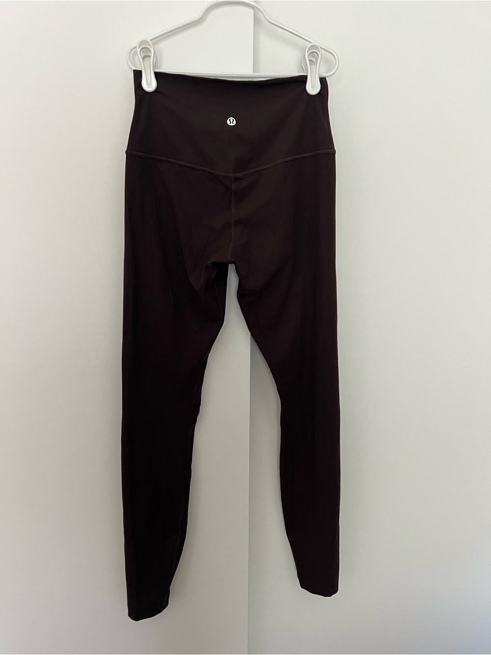 Lululemon Dark Brown Align High Rise Ribbed Leggings Tights 28" Size 6 - Picture 7 of 9